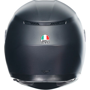 AGV K3 Full Face Matte Black Helmet img back
