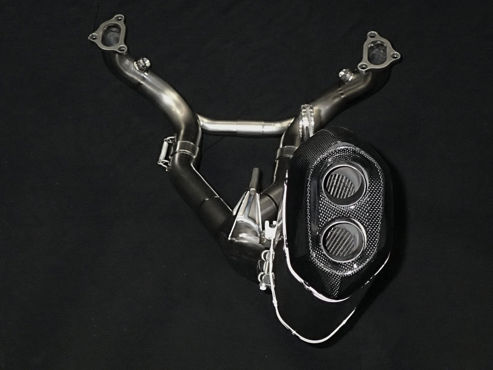 Vandemon Titanium Exhaust System with OEM Valve Function For 2019-23 BMW R1250GS & GSA 9