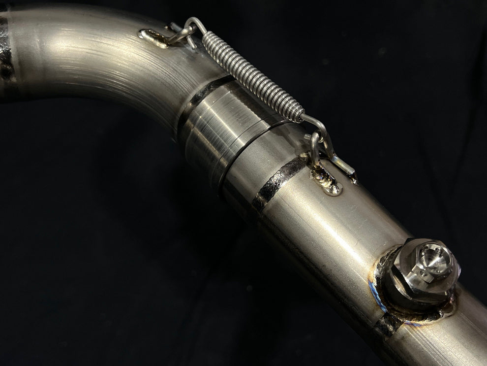 Vandemon Titanium Exhaust System with Brushed Headers For 2014-20 BMW R NINET 6