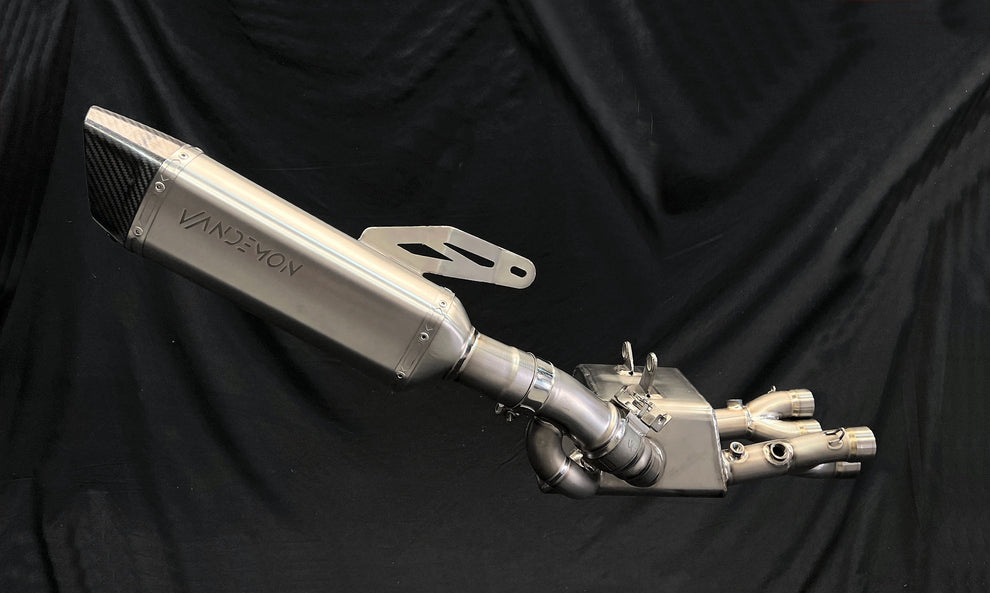 Vandemon Titanium Bimodal Stealth Exhaust For 2021-25 BMW S1000R, S1000RR & M1000R 