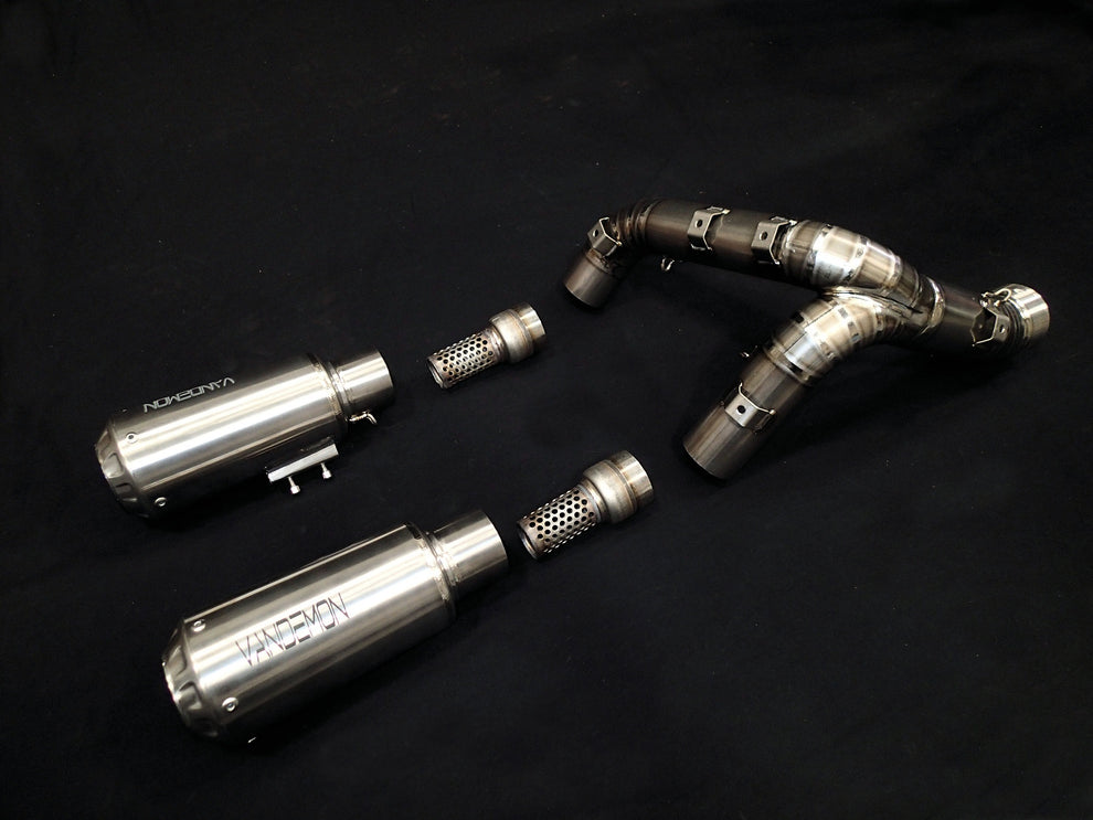 Vandemon Titanium High Mount Exhaust System For 2011-18 Ducati Panigale 1199, 1199S, 1299S, 1299 SP & R 16