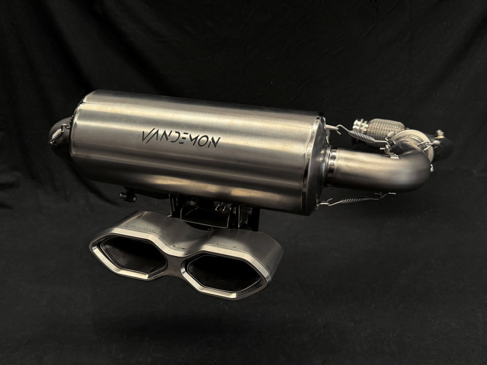 Vandemon Titanium Exhaust System For 2017-25 Can-Am Bombardier Maverick X3 Turbo