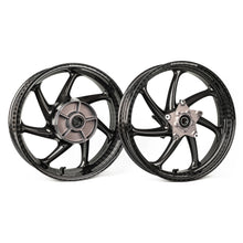 Carica l&#39;immagine nel visualizzatore di Gallery, Thyssenkrupp Carbon - Style 1 Braided Carbon Fiber Wheels for 2015+ Yamaha YZF-R1 / YZF-R1M