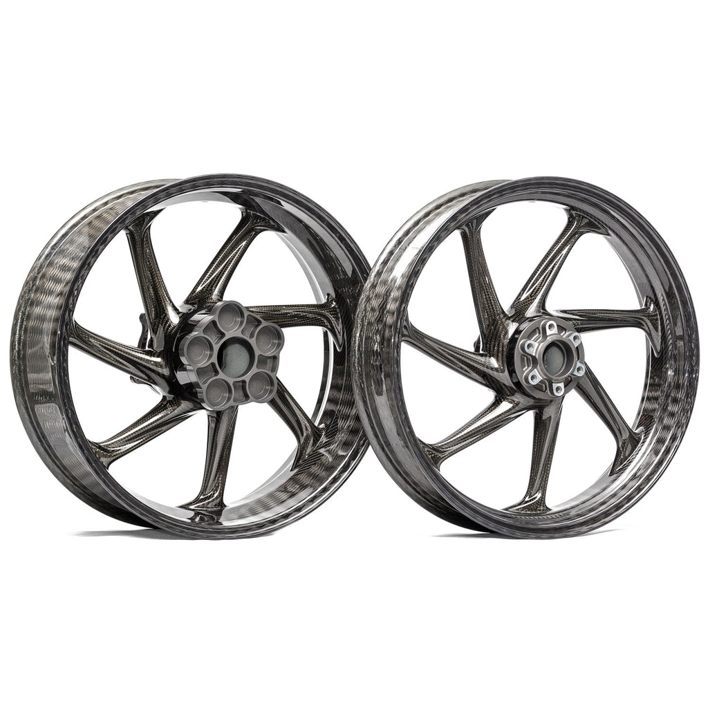 Thyssenkrupp Carbon - Style 2 Twisted Carbon Fiber Wheels for Aprilia RSV4 / Tuono V4