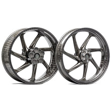 Carica l&#39;immagine nel visualizzatore di Gallery, Thyssenkrupp Carbon - Style 2 Twisted Carbon Fiber Wheels for Aprilia RSV4 / Tuono V4