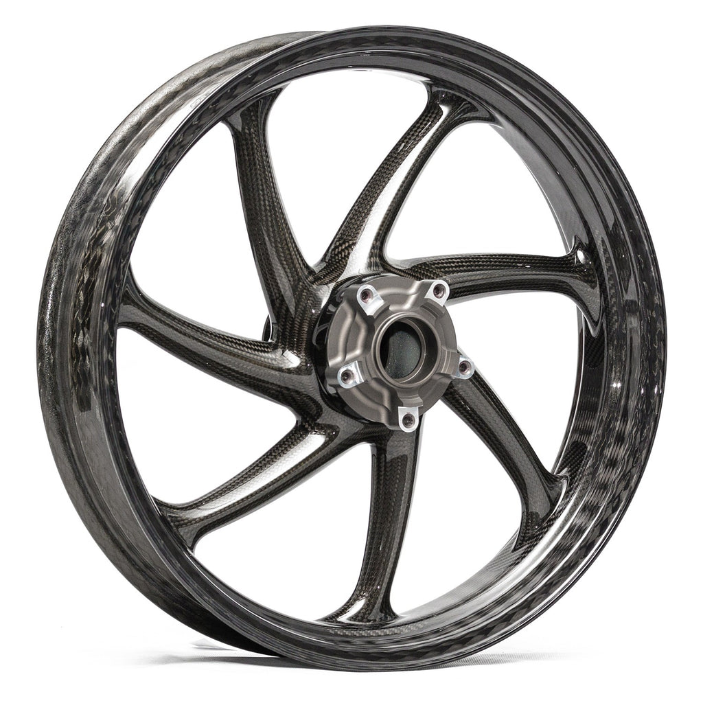 Thyssenkrupp Carbon - Style 1 Braided Carbon Fiber Wheels for 2016+ Kawasaki Ninja ZX10R