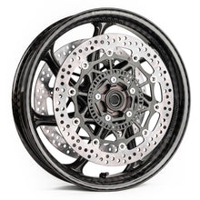 Load image into Gallery viewer, Thyssenkrupp Carbon - Style 1 Braided Carbon Fiber Wheels for 2017+ Kawasaki Ninja ZX10RR / 2019+ Ninja ZX10R