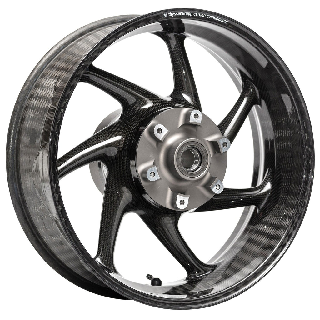 Thyssenkrupp Carbon - Style 1 Braided Carbon Fiber Wheels for Ducati Panigale 1199 / 1299 / V2 / V4 / Streeetfighter