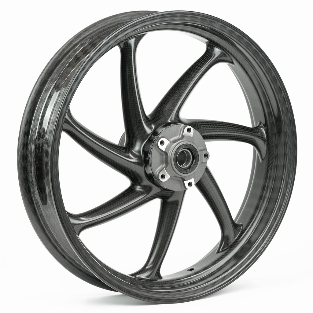 Thyssenkrupp Carbon - Style 1 Braided Carbon Fiber Matte Wheels for Ducati Panigale 1199 / 1299 / V2 / V4 / Streeetfighter