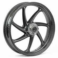 Carica l&#39;immagine nel visualizzatore di Gallery, Thyssenkrupp Carbon - Style 1 Braided Carbon Fiber Matte Wheels for Ducati Panigale 1199 / 1299 / V2 / V4 / Streeetfighter