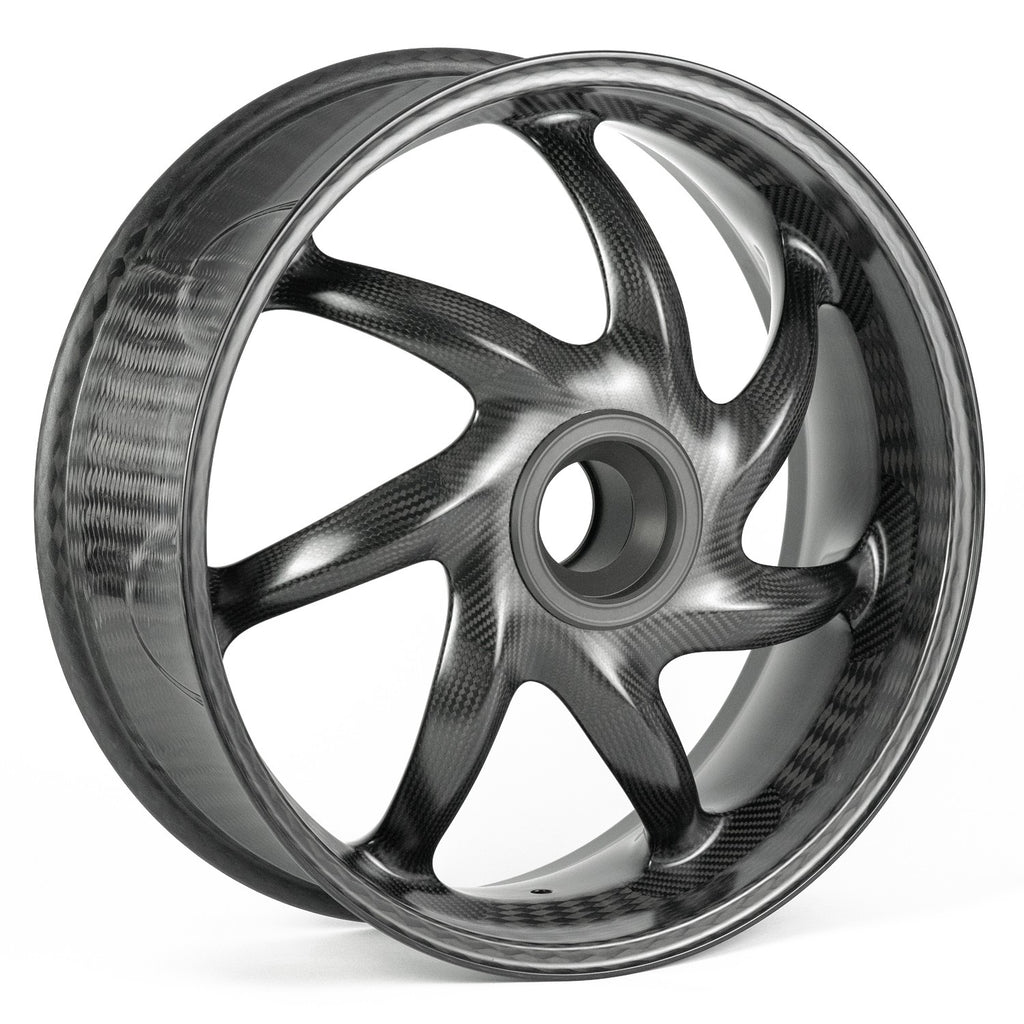 Thyssenkrupp Carbon - Style 1 Braided Carbon Fiber Matte Wheels for Ducati Panigale 1199 / 1299 / V2 / V4 / Streeetfighter