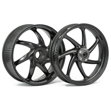 Carica l&#39;immagine nel visualizzatore di Gallery, Thyssenkrupp Carbon - Style 1 Braided Carbon Fiber Matte Wheels for Ducati Panigale 1199 / 1299 / V2 / V4 / Streeetfighter