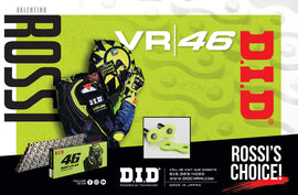 D.I.D. 525 Series VR46 Racing X-ring Racing Chain img box