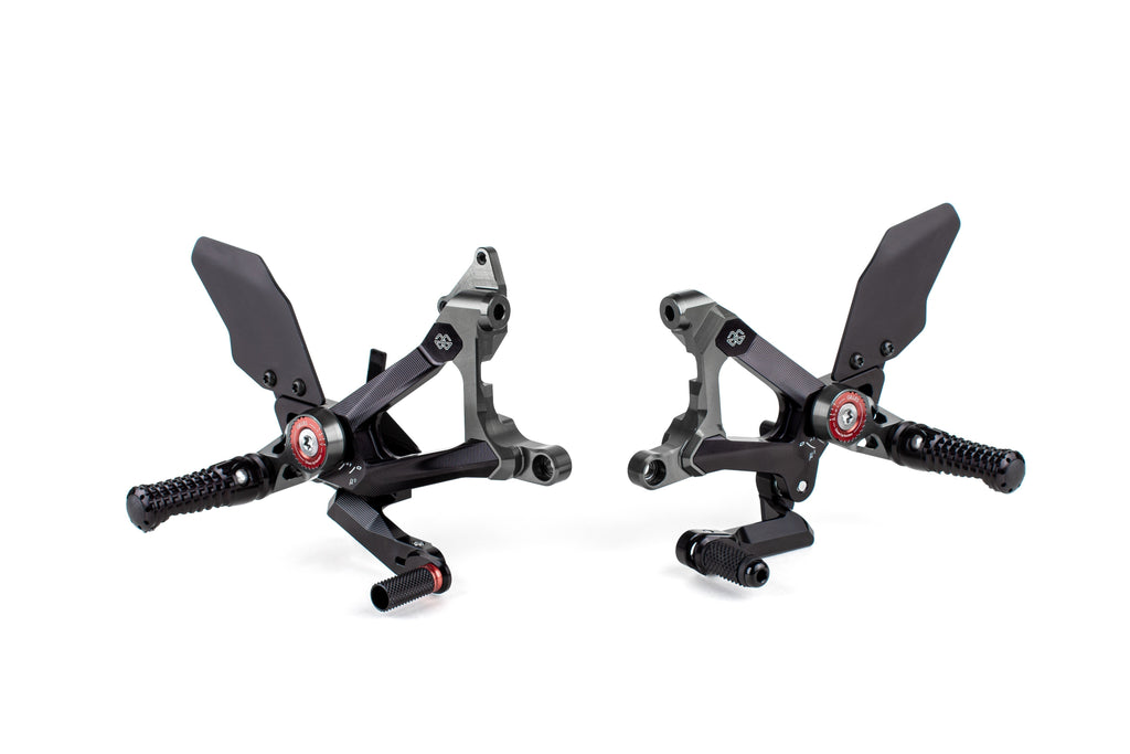 Gilles Tooling MUE2 Rearset Footpegs for Ducati Streetfighter V4, V4S, V4SP image 1