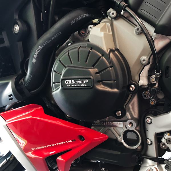 GB Racing Secondary Engine Cover Set Protection Slider Case for 2020+ Ducati Streetfighter V4 image 2