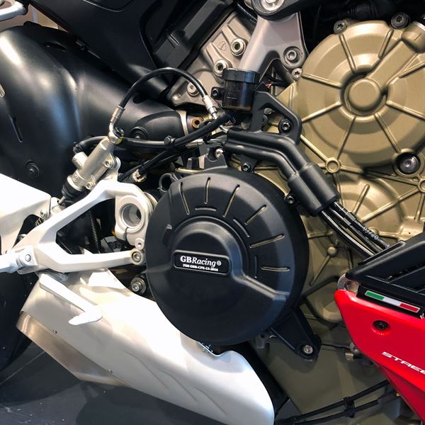 GB Racing Secondary Engine Cover Set Protection Slider Case for 2020+ Ducati Streetfighter V4 image 3