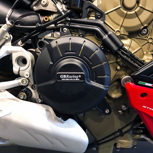 GB Racing Secondary Engine Cover Set Protection Slider Case for 2020+ Ducati Streetfighter V4 image 4
