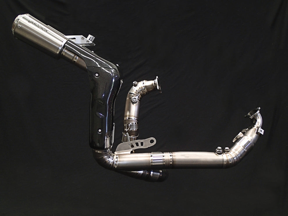 Vandemon Full Titanium High Mount Exhaust System For 2020-24 Ducati V2 Panigale & Streetfighter