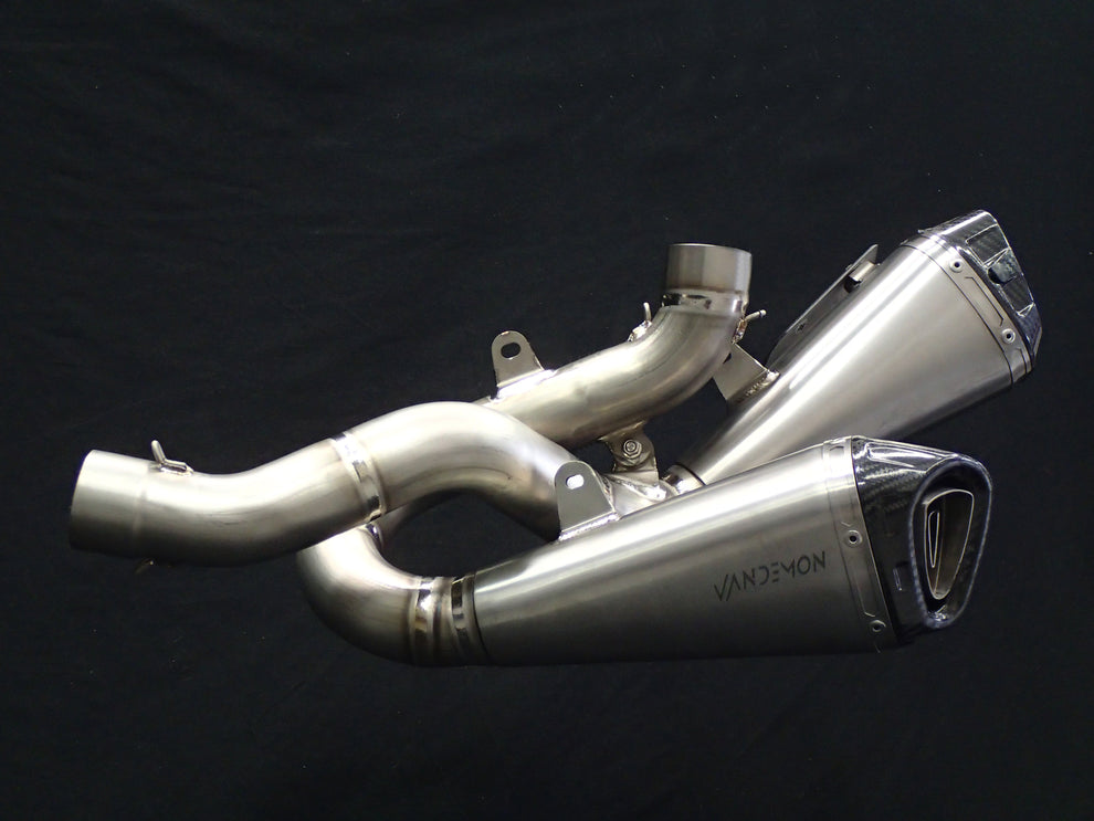 Vandemon All Titanium Slip-On For 2018-24 Ducati Panigale & Streetfighter V4S/V4R 1