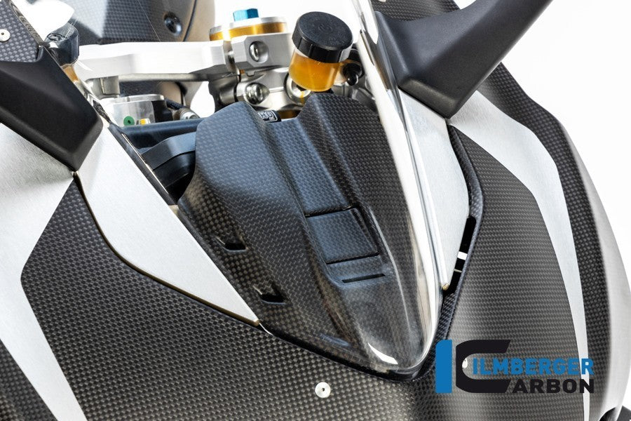 Ilmberger Carbon Instrumentation Cover for 2018-24 Ducati Panigale V4, V4S, V4R