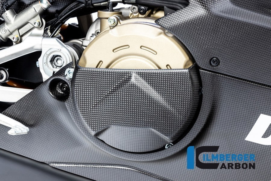 Ilmberger Carbon Clutch Cover for 2018-24 Ducati Panigale, Streetfighter V4, V4S, V4R
