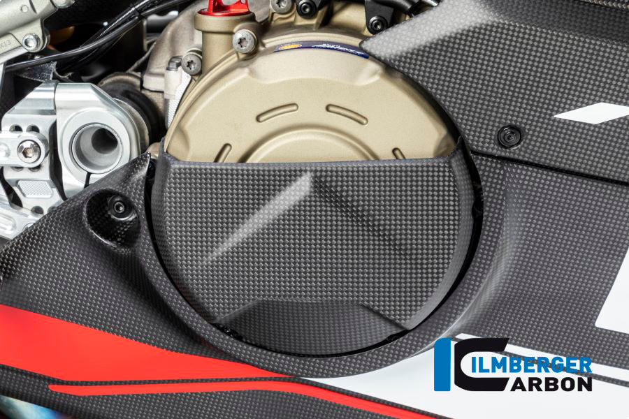 Ilmberger Carbon Clutch Cover for 2018-24 Ducati Panigale, Streetfighter V4, V4S, V4R