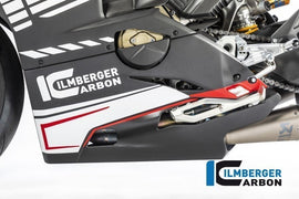 Ilmberger Carbon Bellypan for Akrapovic Full Race Exhaust for 2018+ Ducati Panigale V4, V4S, V4R
