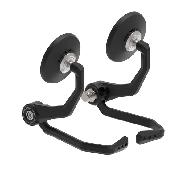Evotech Bar End Mirrors / Brake and Clutch Protector Kit  for Aprilia and Moto Guzzi.