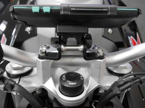Evotech Performance Ultimateaddons Compatible Handlebar Clamp Sat Nav Mount for 2020-2025 Honda CRF1100L Africa Twin