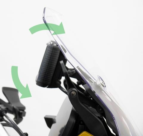 Evotech Performance Garmin Compatible Upper Clamp Sat Nav Mount for 2020-2025 BMW F900XR