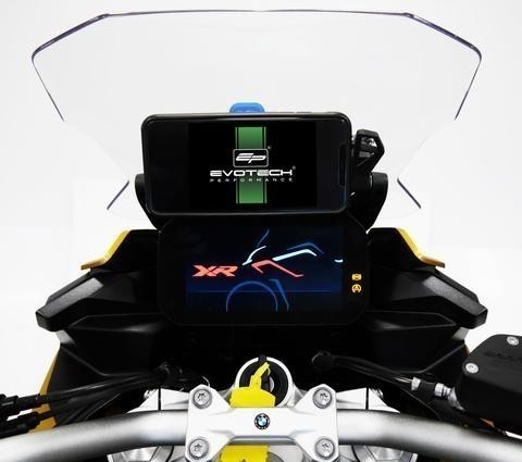 Evotech Performance Quad Lock Compatible Upper Clamp Sat Nav Mount for 2020-2025 F900XR
