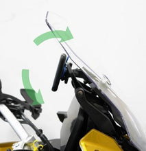 Cargar imagen en el visor de la galería, Evotech Performance Quad Lock Compatible Upper Clamp Sat Nav Mount for 2020-2025 F900XR
