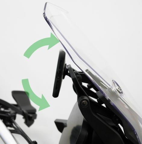 Evotech Performance SP Connect Compatible Upper Sat Nav Mount for 2020-2024 BMW F900XR