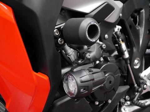 Evotech Performance Crash Bobbins with Light Mounting Kit for 2020+ BMW S1000XR image 7
