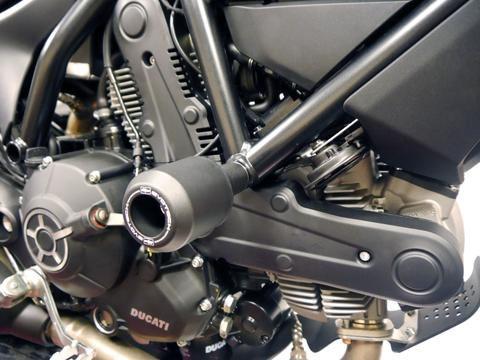 Evotech Performance Crash Bobbins for 2016+ Ducati Scrambler Sixty2