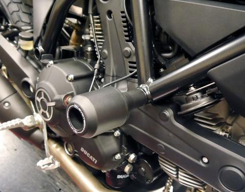 Evotech Performance Crash Bobbins for 2016+ Ducati Scrambler Sixty2