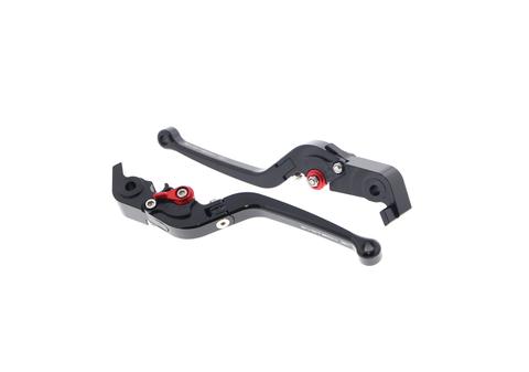 Evotech Performance Folding Clutch & Brake Lever Set for Aprilia RSV / Ducati Panigale / Kawasaki image 1