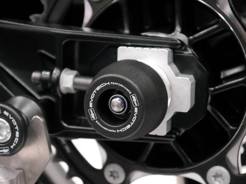 Evotech Performance Rear Spindle Bobbins for 2018-2024 Husqvarna Svartpilen 701 / Vitpilen 701