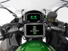 Laden Sie das Bild in den Galerie-Viewer, Evotech Performance Garmin Compatible Handlebar Clamp Sat Nav Mount for Kawasaki Ninja 1000SX / Z1000SX