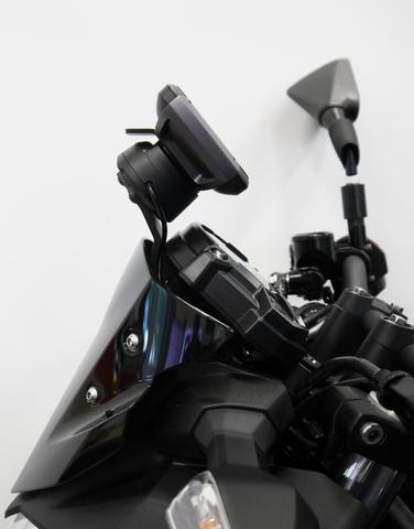 Evotech Performance TomTom Compatible Handlebar Clamp Sat Nav Mount for 2019-2024 Kawasaki Z400