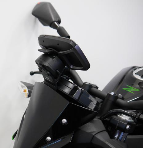 Evotech Performance TomTom Compatible Handlebar Clamp Sat Nav Mount for 2019-2024 Kawasaki Z400