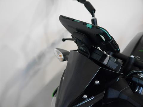 Evotech Performance Ultimateaddons Compatible Handlebar Clamp Sat Nav Mount for 2019-2025 Kawasaki Z400