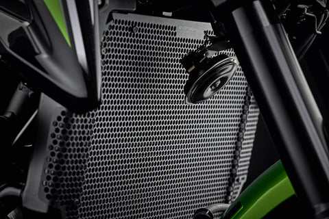 Evotech Performance Radiator Guard for 2017-2024 Kawasaki Z900 / Z900 SE image 1