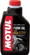 Load image into Gallery viewer, Motul Suspension FORK OIL Factory Line VERY LIGHT 2.5W - Synthetic Ester - 1L image 1