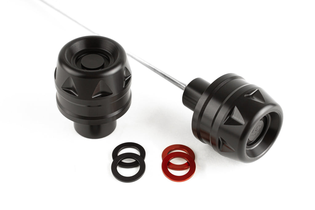 Gilles Tooling GTA Front Axle Protector- Black for Ducati Streetfighter V4, Panigale, Monster, 899, 1199, 1299