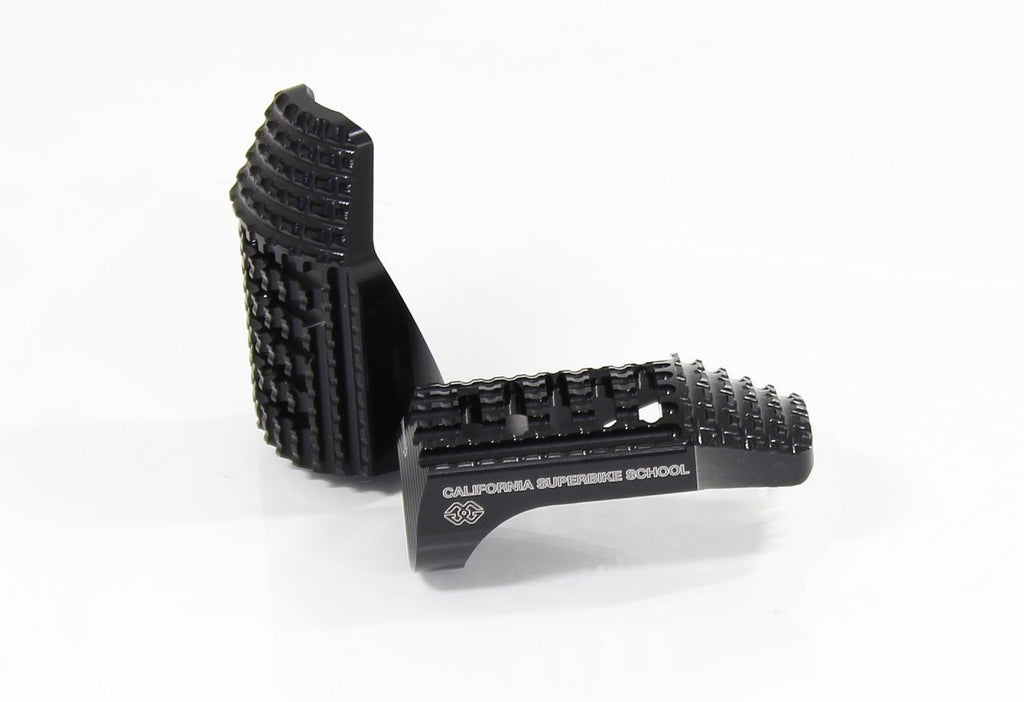 Gilles Tooling - Black California Driver Footpegs Set for Ducati Motorcycles image 3
