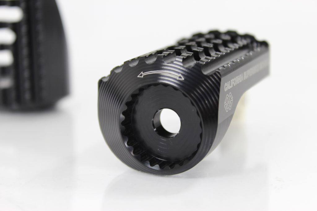 Gilles Tooling - Black California Driver Footpegs Set for Ducati Motorcycles image 5