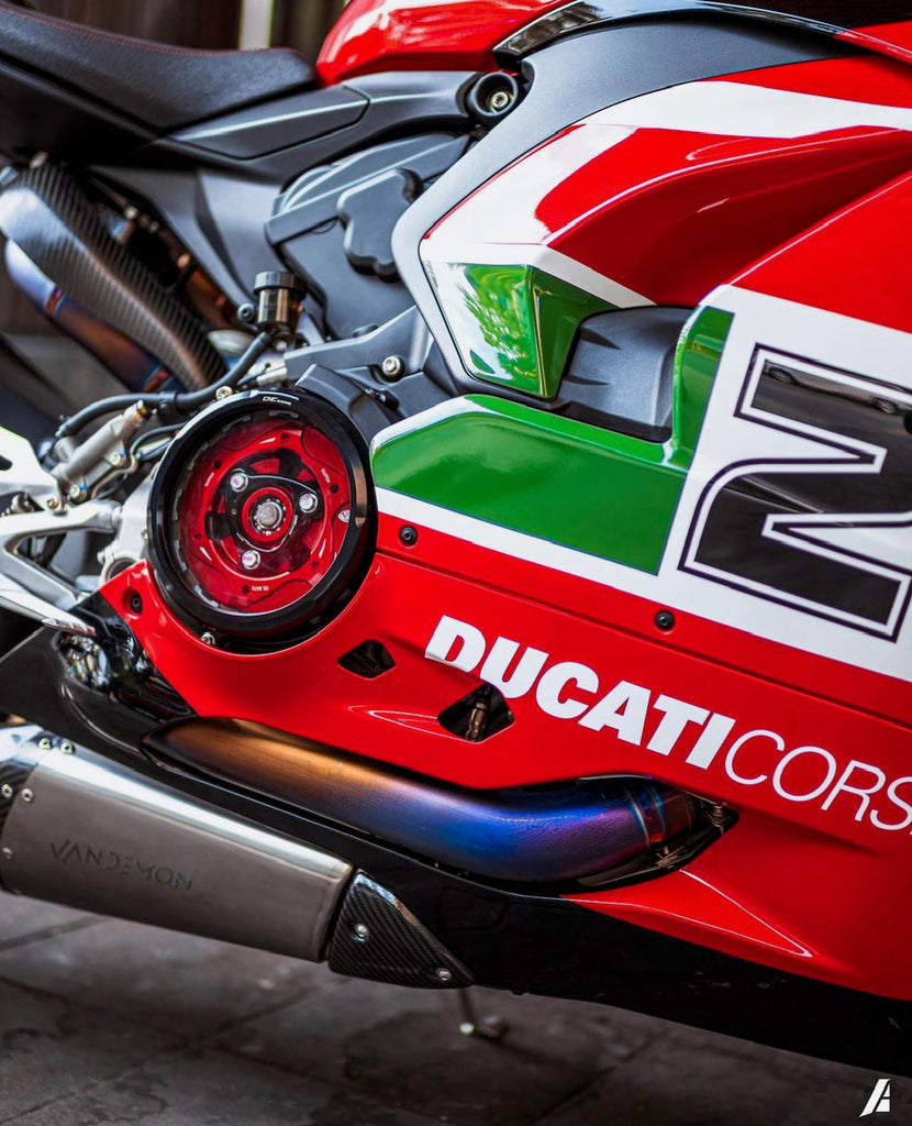 Vandemon Full Titanium Low Mount Exhaust System For 2020-24 Ducati V2 Panigale & Streetfighter 6