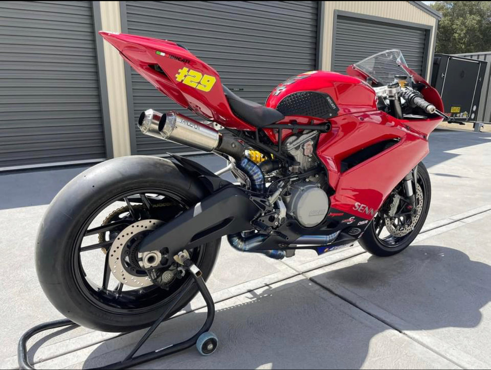 Vandemon Titanium High Mount Exhaust System For 2013-15 Ducati Panigale 899 & 2016-19 Ducati Panigale 959