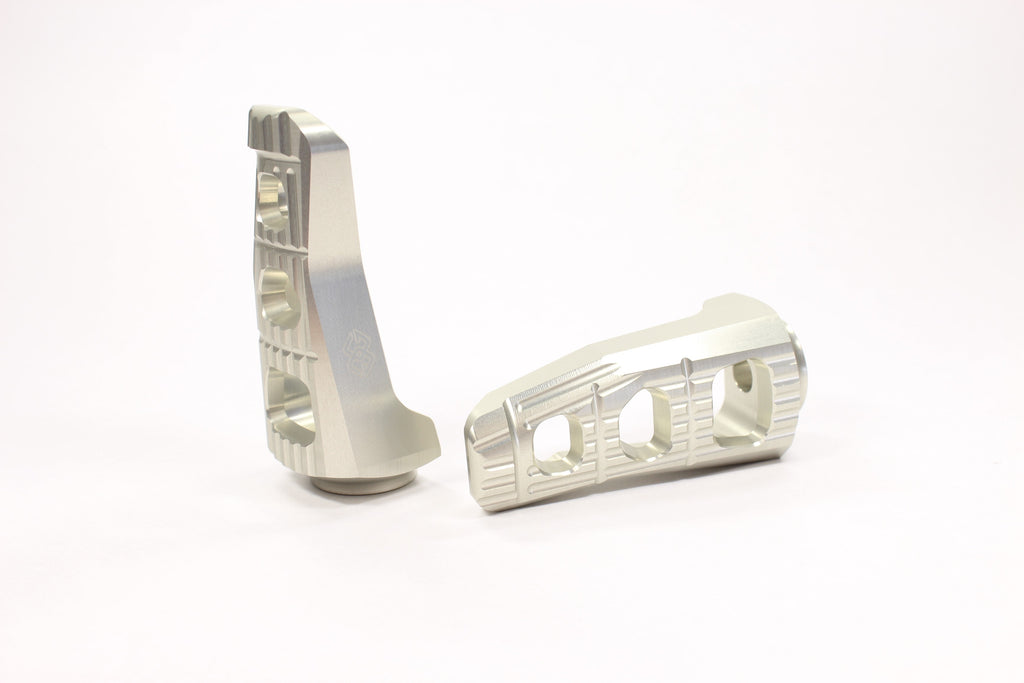 Gilles Tooling - Silver Touring Footpegs Set for BMW S1000RR, S1000R, M1000RR, K1200, R9T